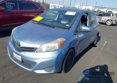 2012 Toyota Yaris Le из США, поврежденный, VIN JTDKTUD34CD534398
